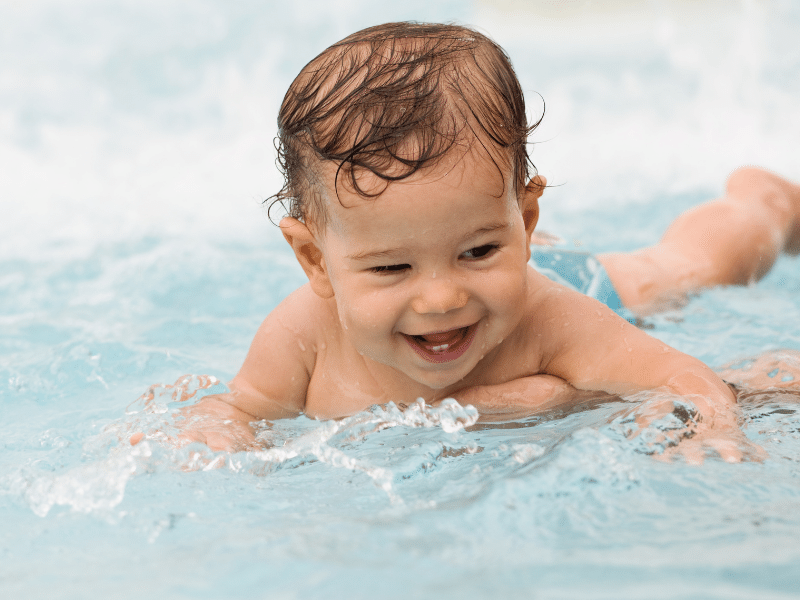 can babies swim
